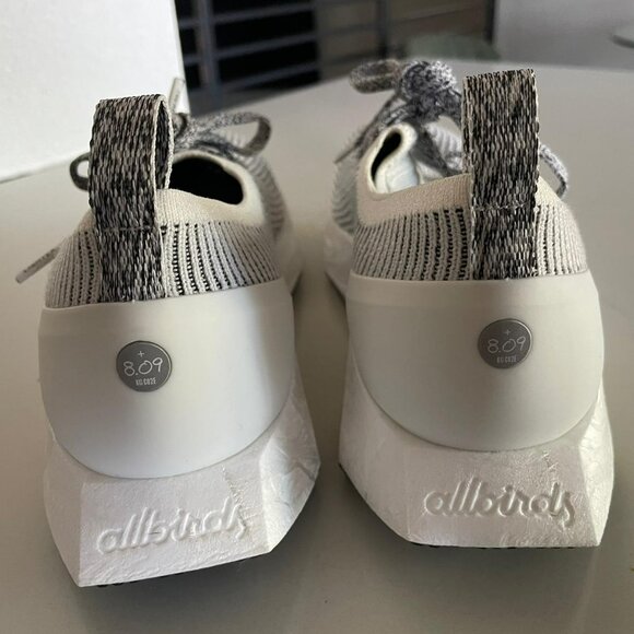 Allbirds Tree Flyer Running Shoe - Blizzard / Grey  -- New! - Picture 4 of 4